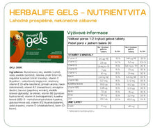 Načíst obrázek do prohlížeče Galerie, Herbalife Gels NutrientVita Kids Tutti Frutti 30 žvýkacích gelových tablet
